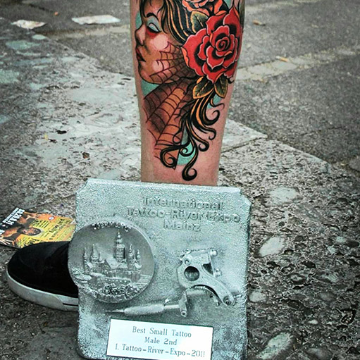 Nagroda dla tatuażystów z Wrocławia Guru Tattoo