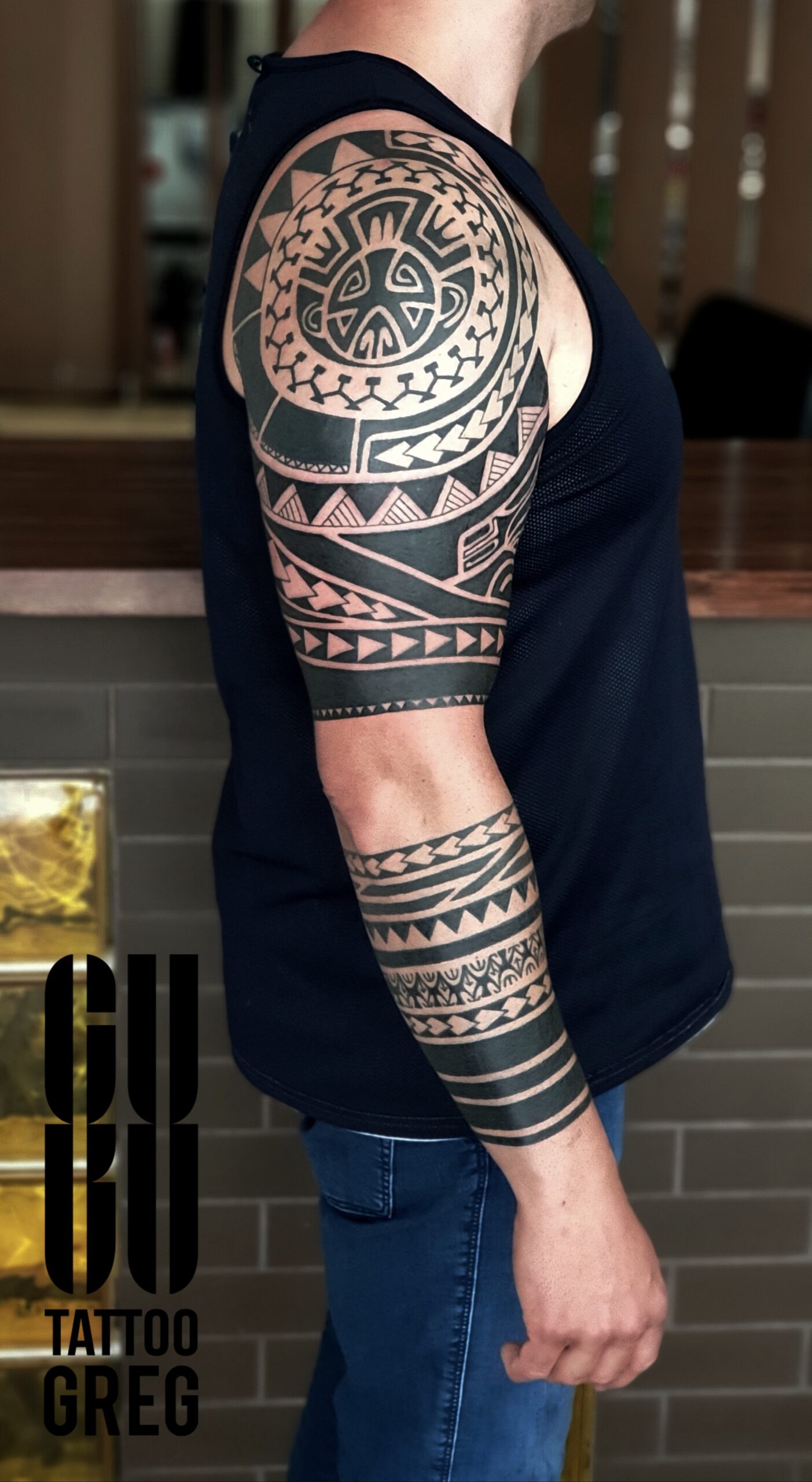 Tatuaż maori Wrocław Guru Tattoo
