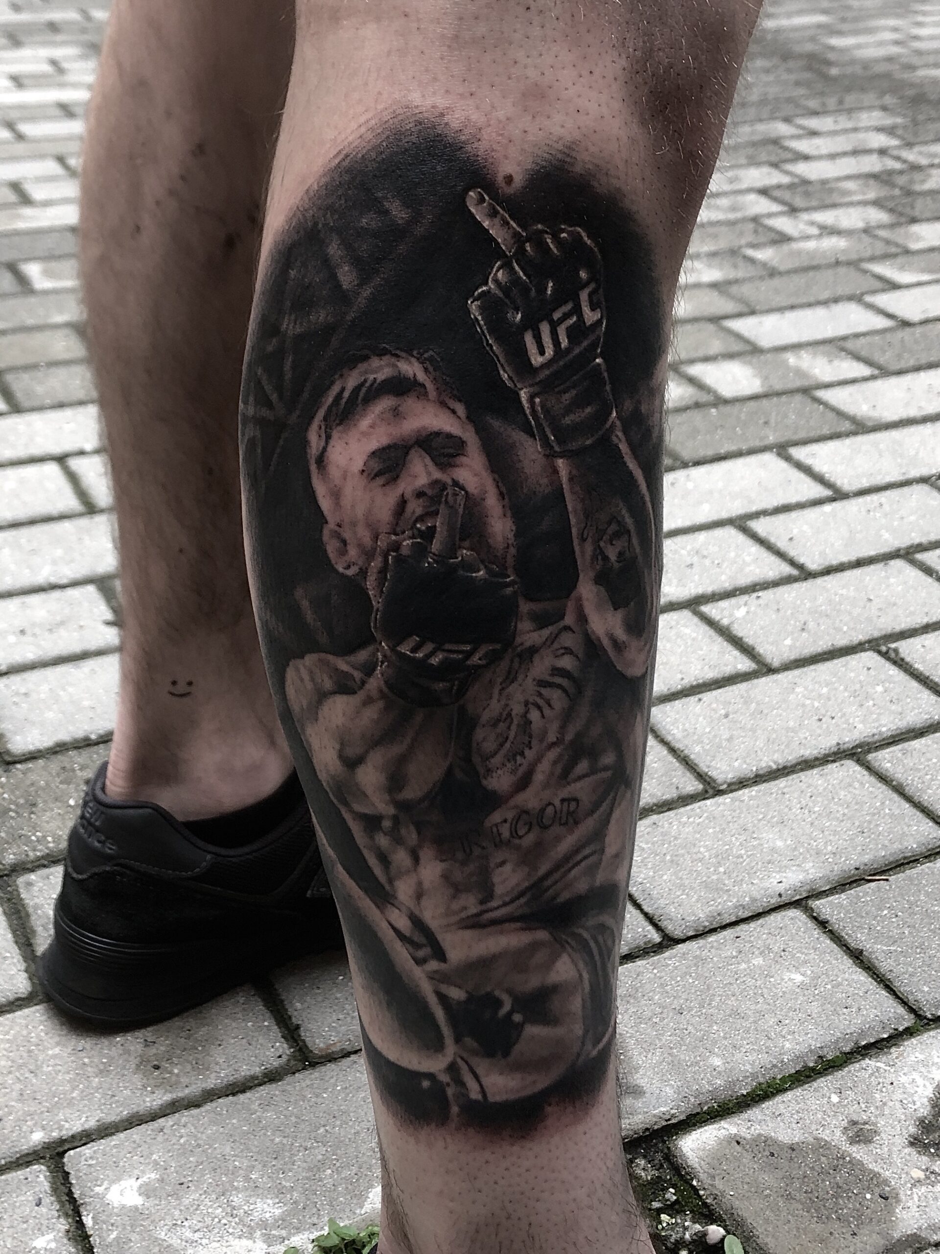 Tatuaż realistyczny UFC Wrocław